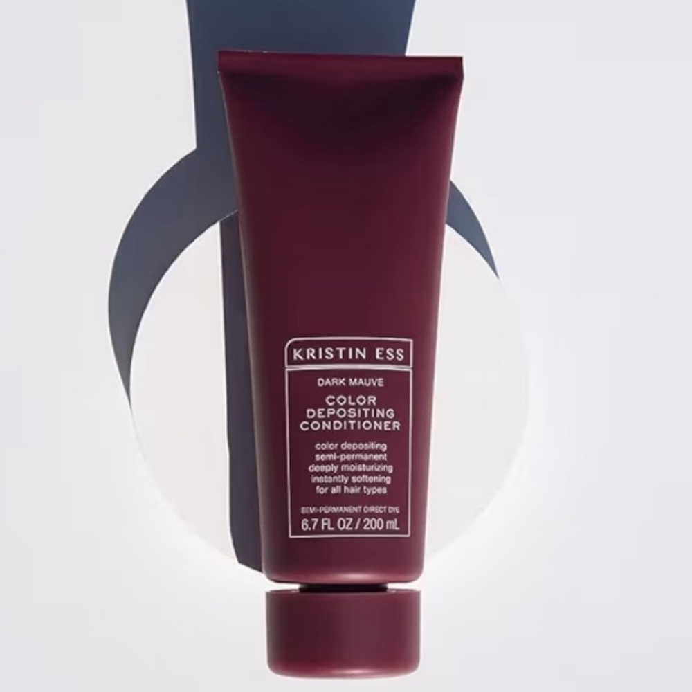 KRISTIN ESS DARK MAUVE COLOR DEPOSITING CONDITIONER 6.7 FL OZ/200 mL